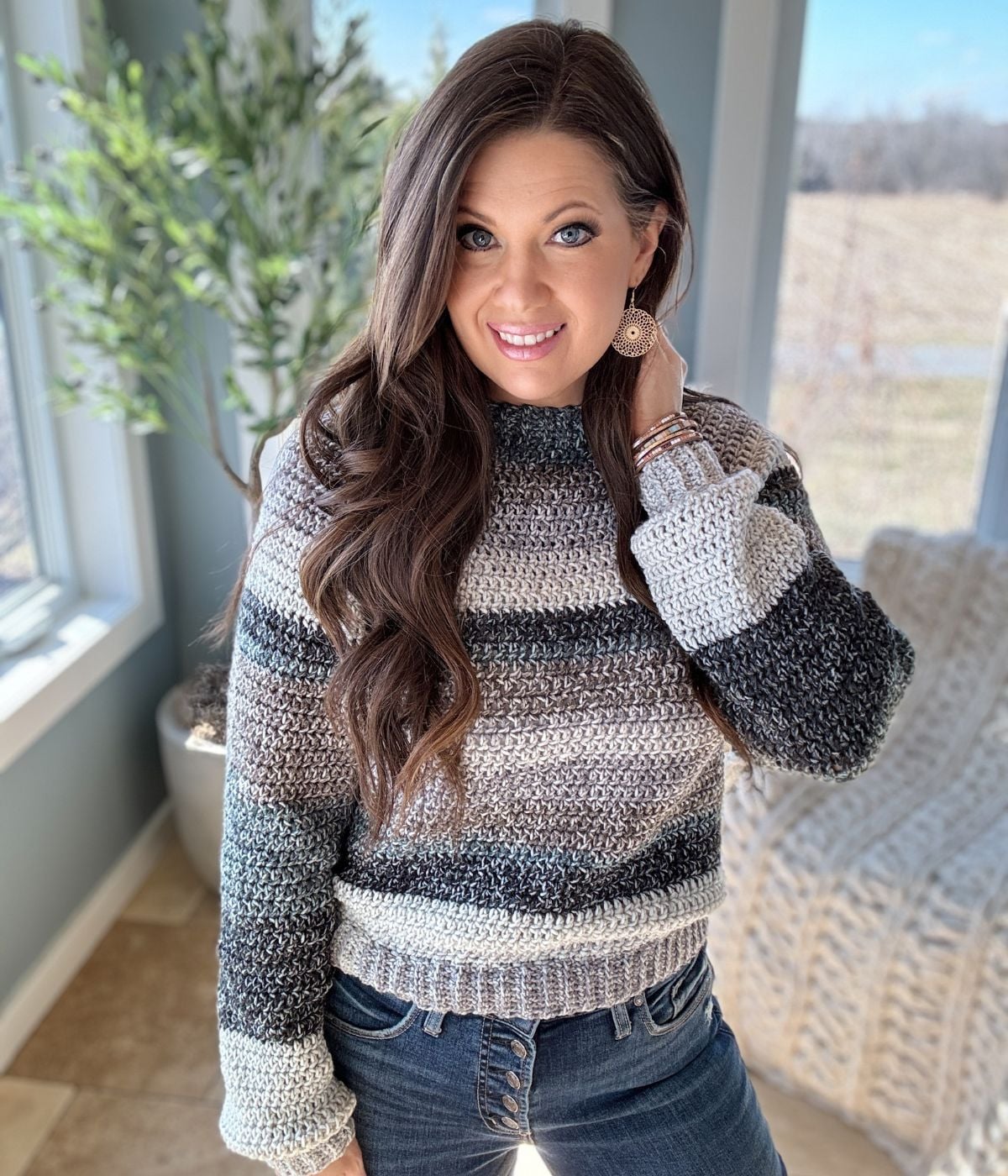 Easy Raglan Sweater – Haakpatroon met Video Tutorial (Digitale PDF)