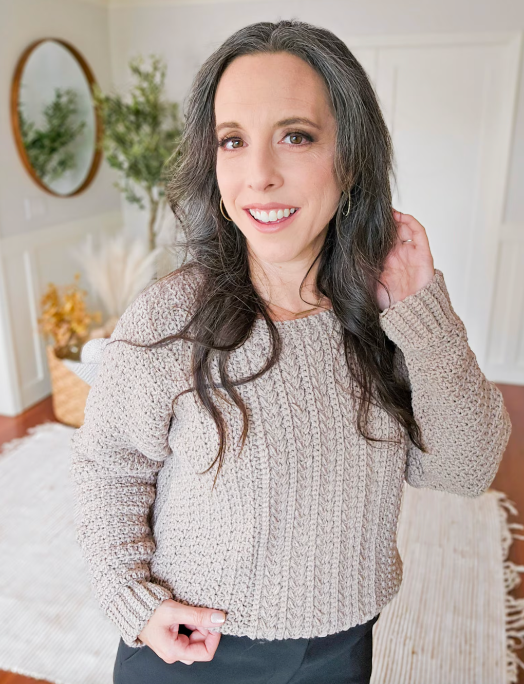 Toasty Wheat Sweater – Haakpatroon (Digitale PDF)