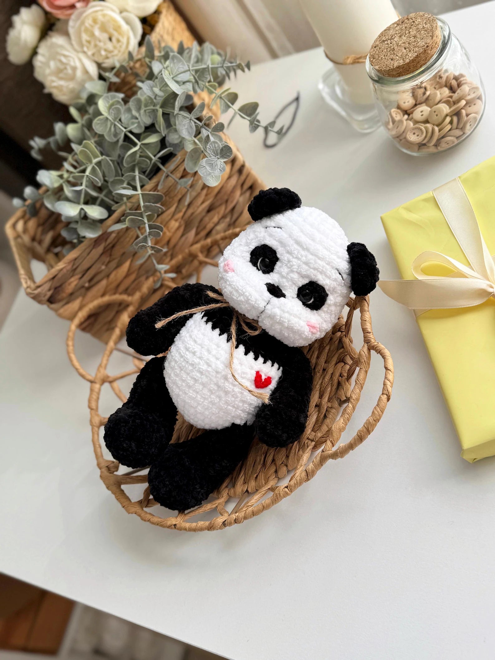 Panda Amigurumi – Haakpatroon (PDF)