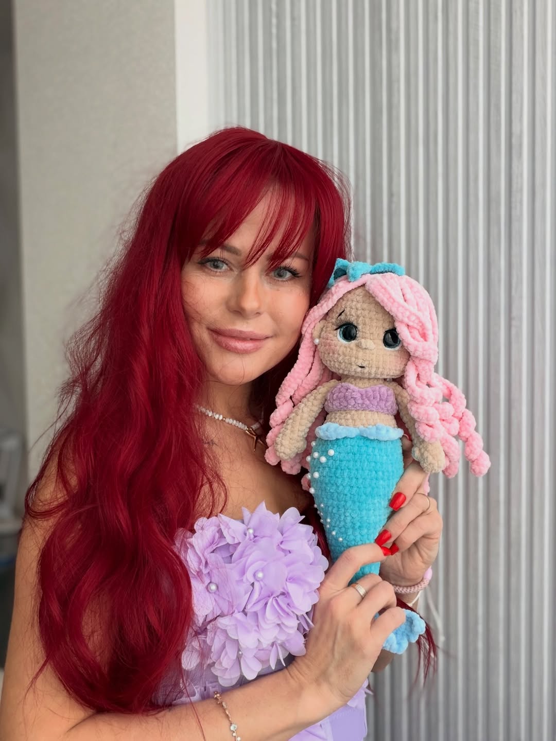 Syrenka Amigurumi  | 2-w-1 Magiczna Szydełkowa Laleczka | Wzór PDF